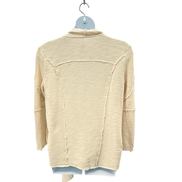 Free People Oversized Textured Knit Sweater Relaxed Fit Boho Pullover Size Small - Picture 3 of 9